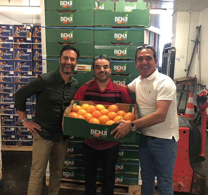 First Benji cartons of RSA grapefruits