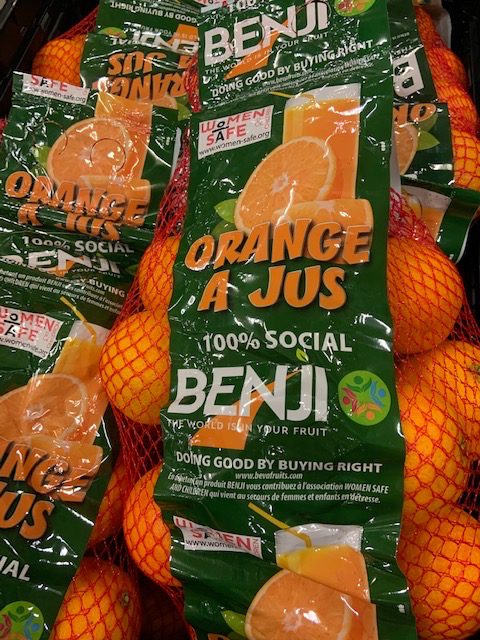  BFI lucha por la causa de la violencia contra las mujeres con la venta de naranjas - Beva Fruits International (BFI)